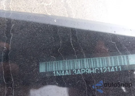 2017 Nissan Altima 2.5/2.5 S/2.5 Sl/2.5 Sr/2.5 Sv from USA, damaged, VIN 1N4AL3AP9HC121411